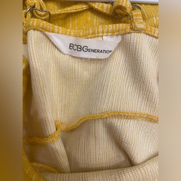 BCBG Generation Yellow Beach Dress - Size S - Picture 5 of 5